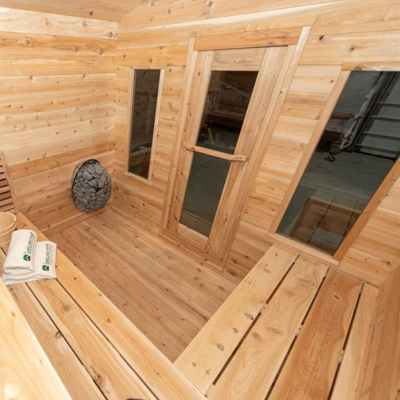 Georgian Cabin Sauna with Porch