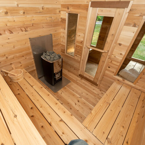 Georgian Cabin Sauna with Changeroom