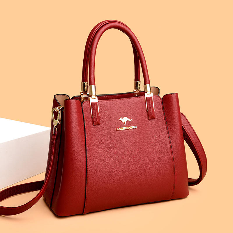 New Fashion Large Capacity Leather Bags Women Handbags