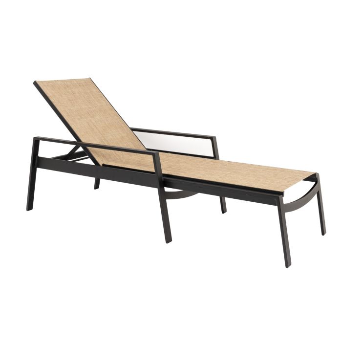 Hudson Adjustable Chaise Lounge with Arms Sling