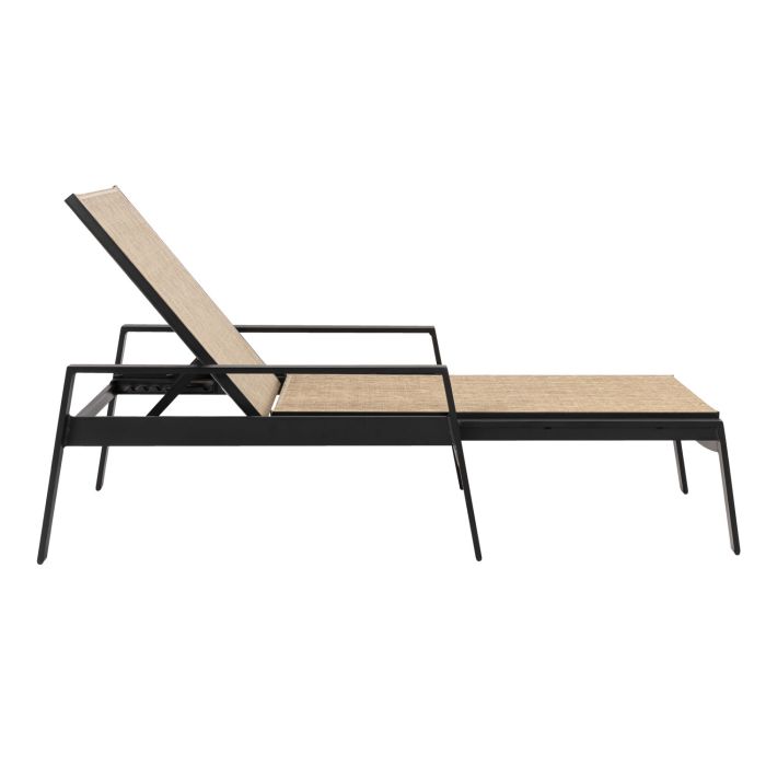 Hudson Adjustable Chaise Lounge with Arms Sling