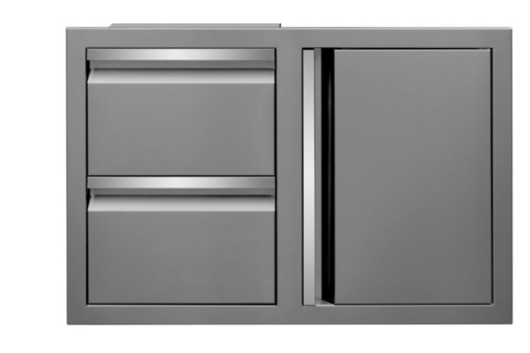 Double Drawer - Access Door Combo
