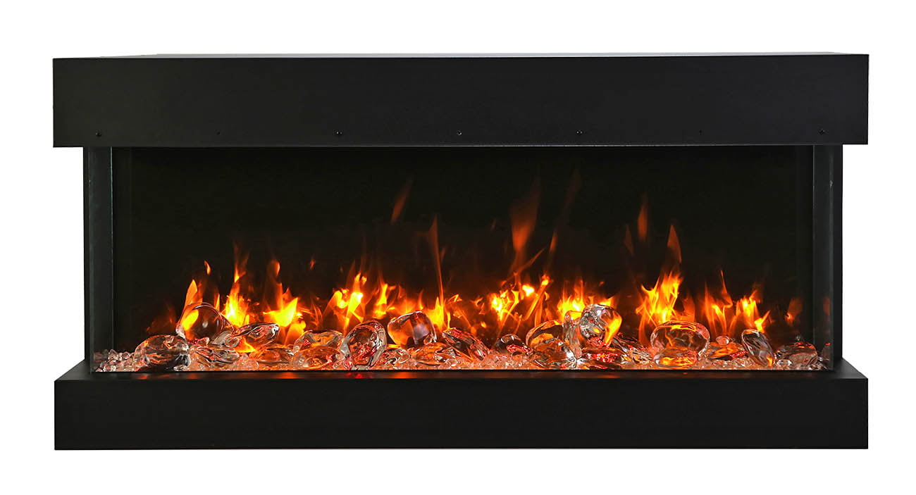 Amantii Tru View Slim – Indoor/Outdoor 3-Sided Electric Fireplace