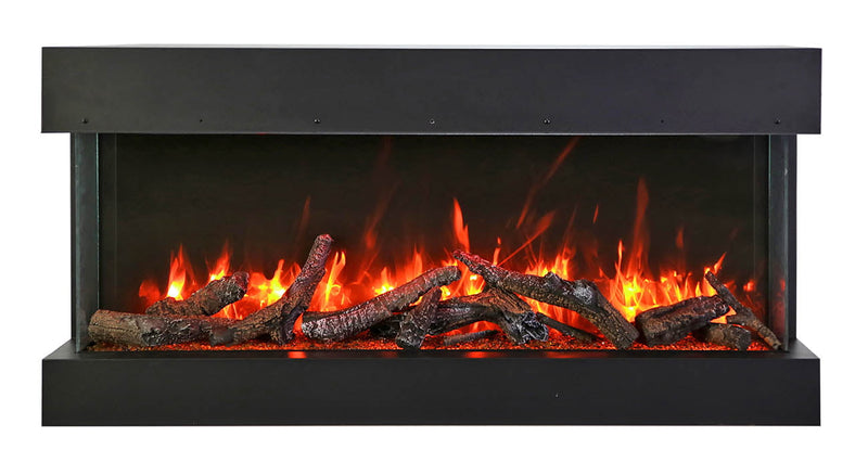 Amantii Tru View Slim Smart Electric - Indoor / Outdoor WiFi Enabled 3 Sided Fireplace