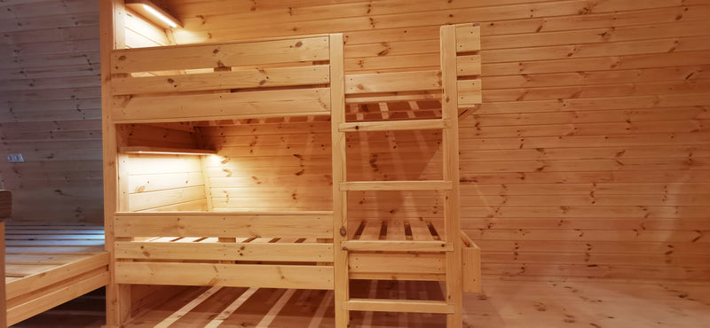 The Escape Vessel – 3.0m x 5.9m Luxury Insulated Camping Pod with Bath + Kitchen