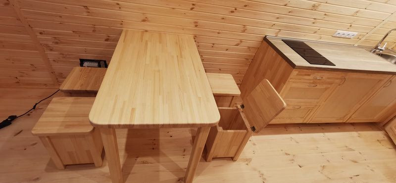 The Escape Vessel – 3.0m x 5.9m Luxury Insulated Camping Pod with Bath + Kitchen