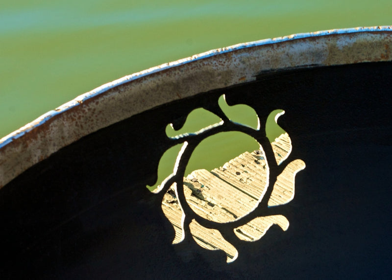Kokopelli Lizard Steel Fire Pit