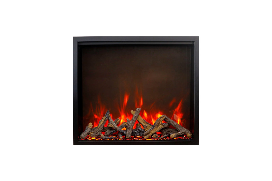 Traditional Bespoke - 30" Indoor / Outdoor Electric Insert featuring Thermostatic Remote, WiFi capable and a Selection of Media Options