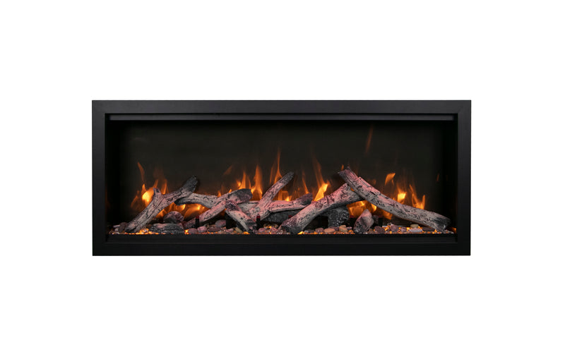 Amanti Symmetry Bespoke - Indoor / Outdoor Electric Built In Fireplace