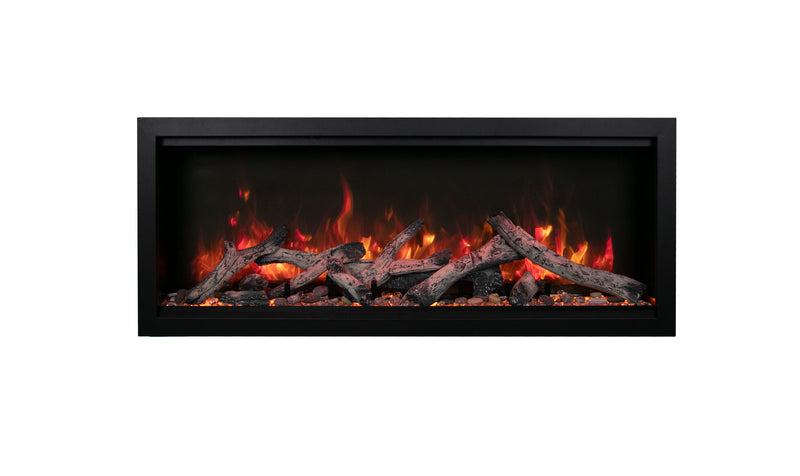 Amanti Symmetry Bespoke - Indoor / Outdoor Electric Built In Fireplace