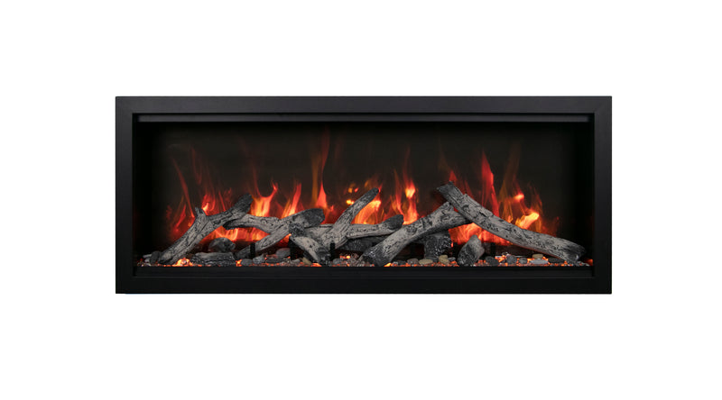 Amanti Symmetry Bespoke - Indoor / Outdoor Electric Built In Fireplace