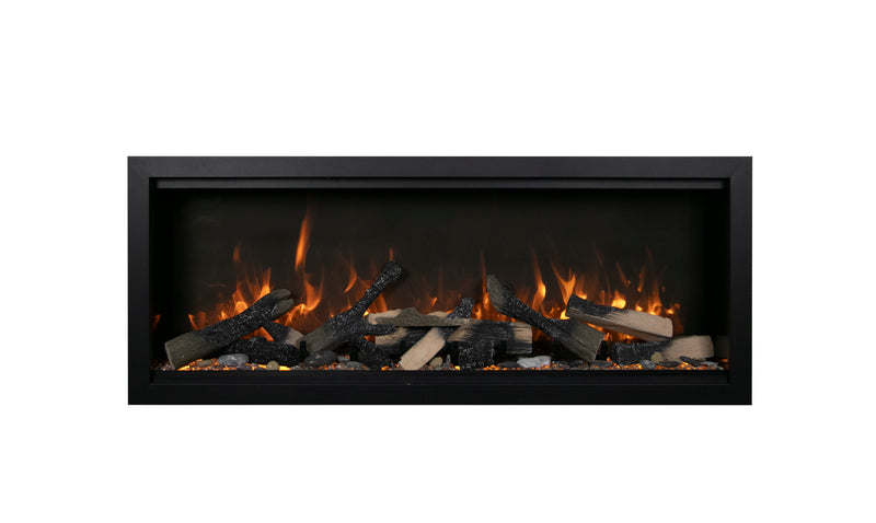 Amanti Symmetry Bespoke - Indoor / Outdoor Electric Built In Fireplace