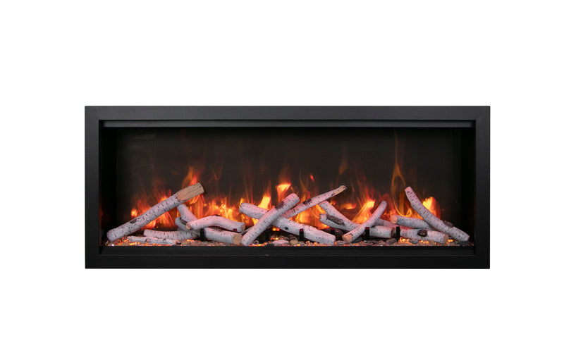 Amanti Symmetry Xtra Tall Smart Electric Indoor / Outdoor WiFi Enabled Fireplace