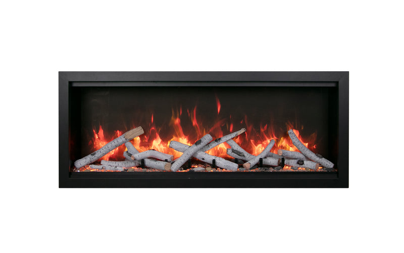Amanti Symmetry Xtra Tall Smart Electric Indoor / Outdoor WiFi Enabled Fireplace