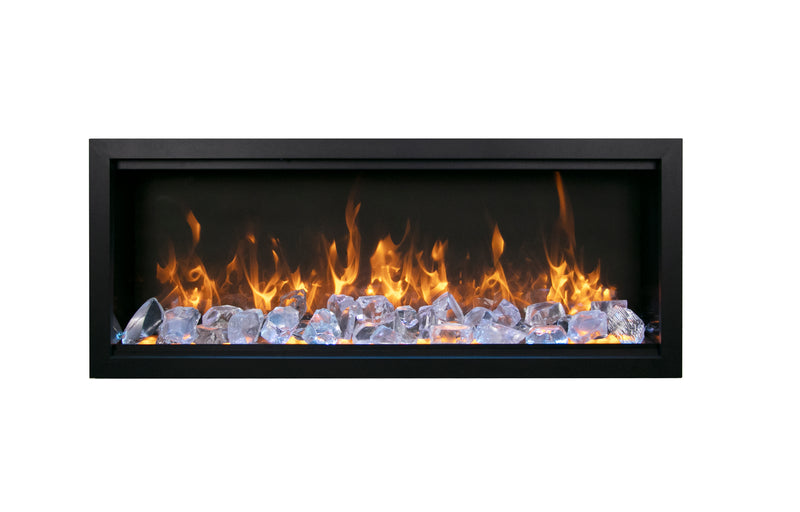 Amanti Symmetry Xtra Tall Smart Electric Indoor / Outdoor WiFi Enabled Fireplace