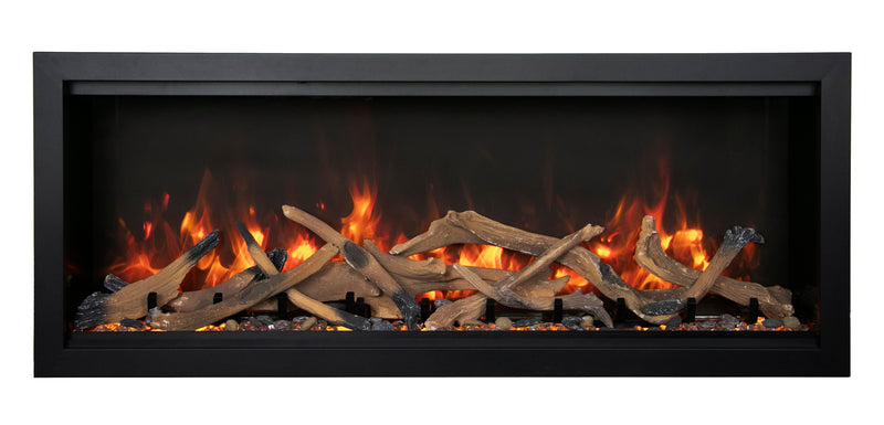 Amanti Symmetry Bespoke - Indoor / Outdoor Electric Built In Fireplace