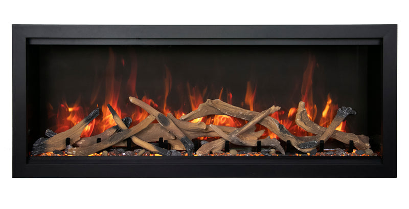 Amanti Symmetry Xtra Tall Smart Electric Indoor / Outdoor WiFi Enabled Fireplace
