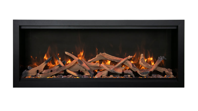 Amanti Symmetry Bespoke - Indoor / Outdoor Electric Built In Fireplace
