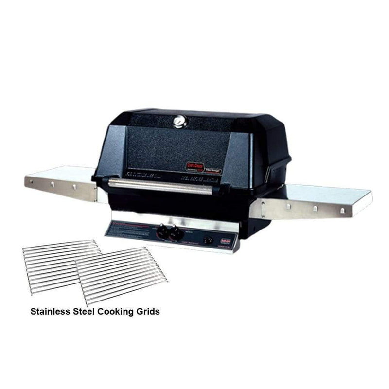 MHP WNK Gas Grill Head with Side Shelf and Stainless Steel Grids