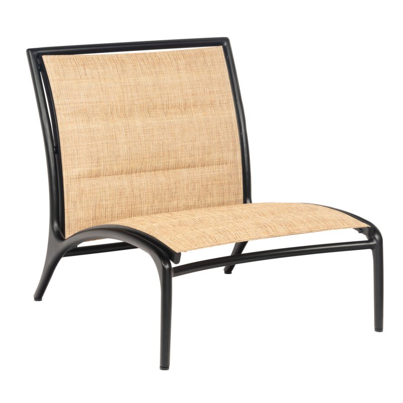 Orion Armless Lounge Chair - Low Seat Padded Sling