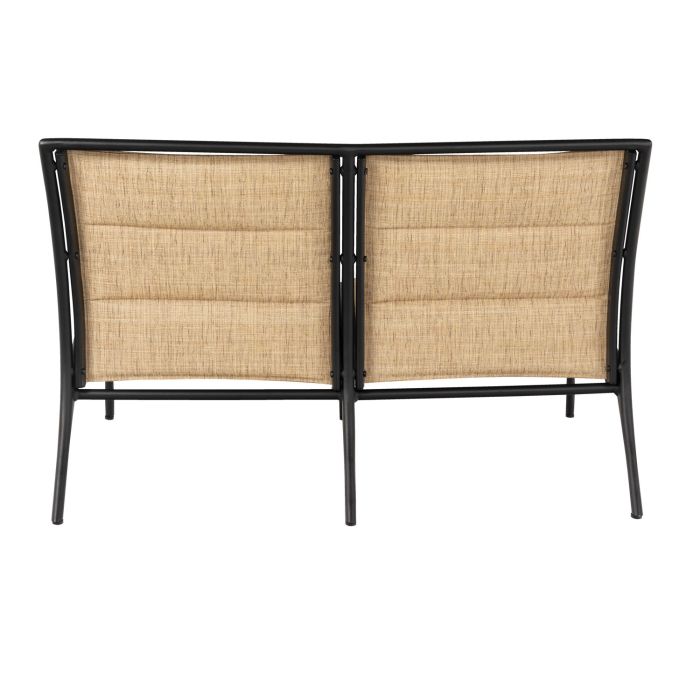 Orion Armless Love Seat Padded Sling