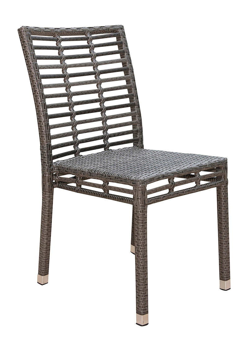 Panama Jack Graphite Set of 2 Stackable Side Chairs