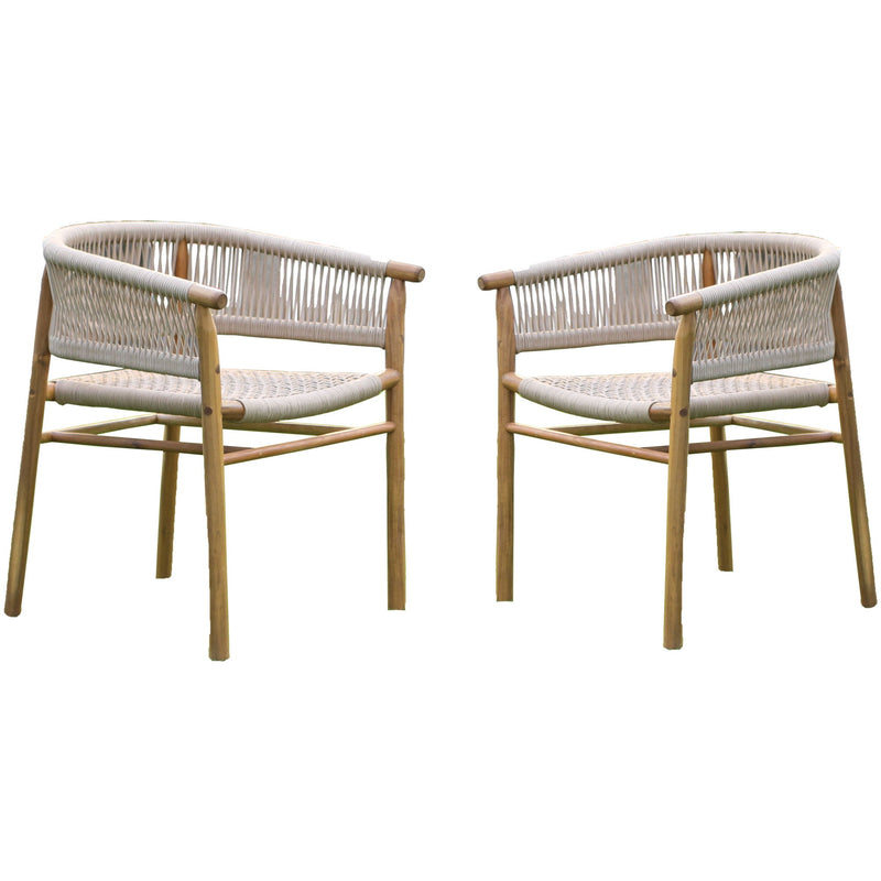 Panama Jack Corsica Stackable Dining Armchairs (Set of 2)