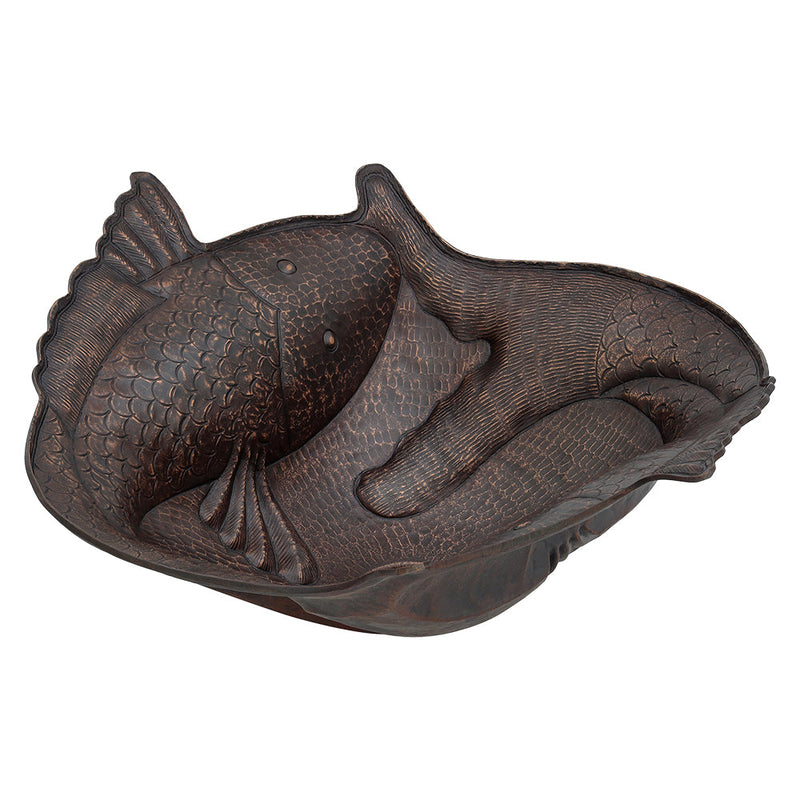 Two Fish Vessel Hammered Copper Sink
