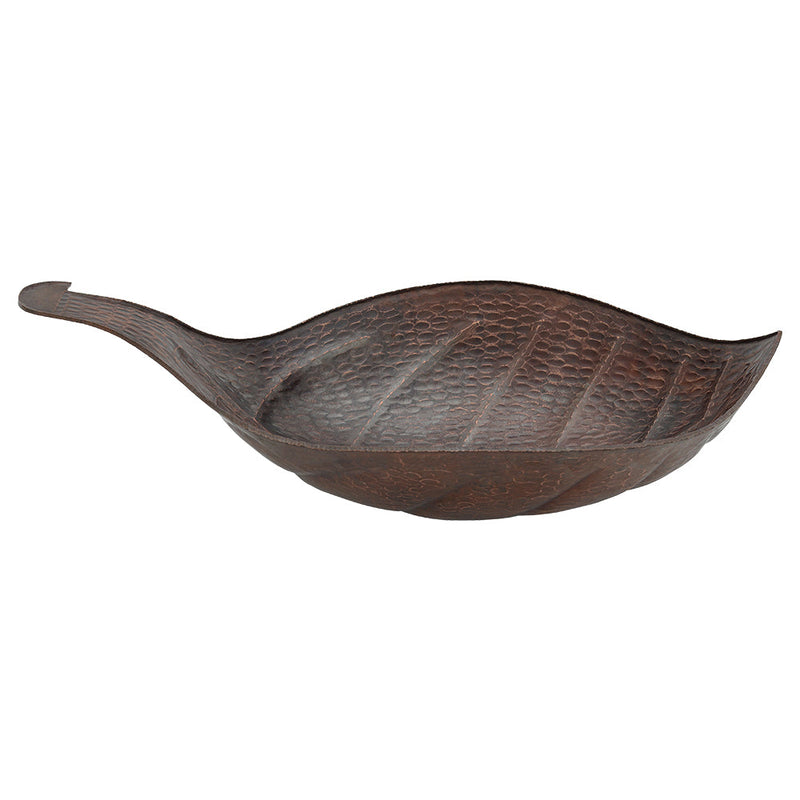 Leaf Vessel Hammered Copper Sink