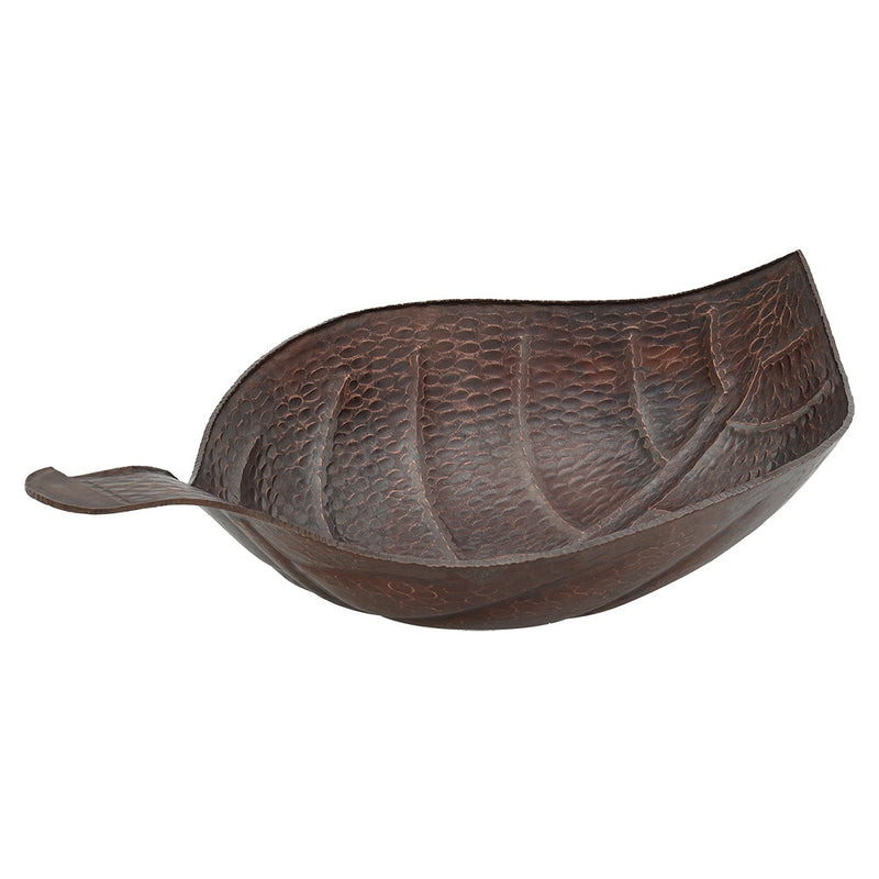 Leaf Vessel Hammered Copper Sink