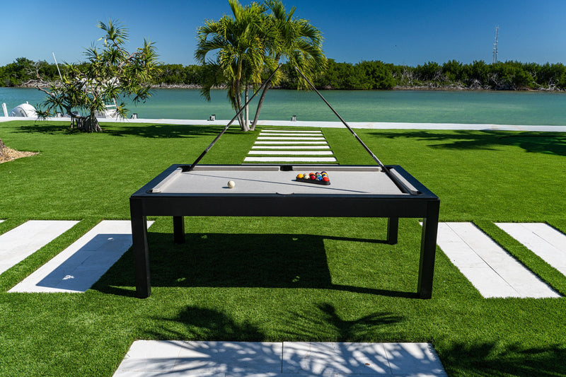 Panama Jack Indoor / Outdoor Billiards Aluminum Pool Table w/Sunbrella Fabric