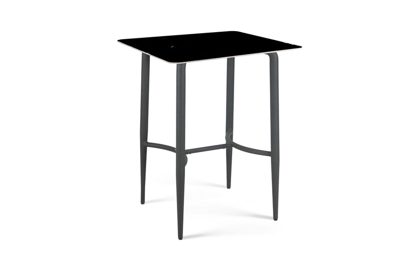 Rodona Square Pub Table with Glass