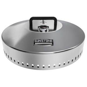 24" DIA. Vented Hood with Adjustable Smoke/Heat Exhaust, built-in Temperature Gauge & Large Handle