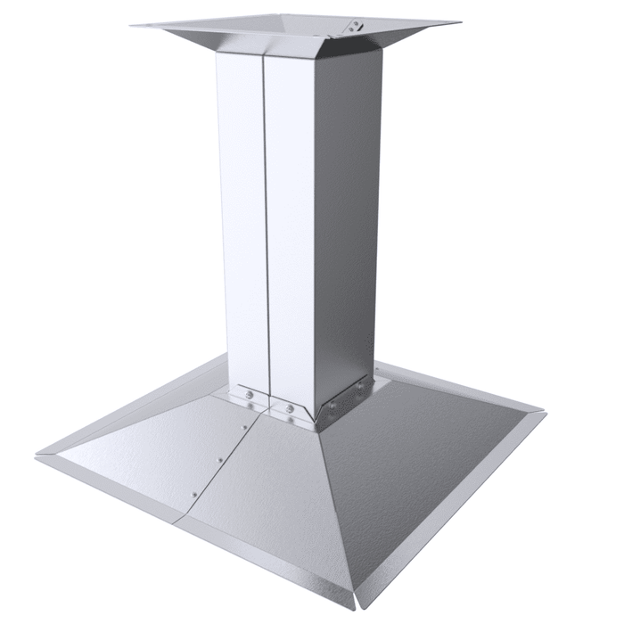 22-1/2"H Post fixture mount for grill jacket
