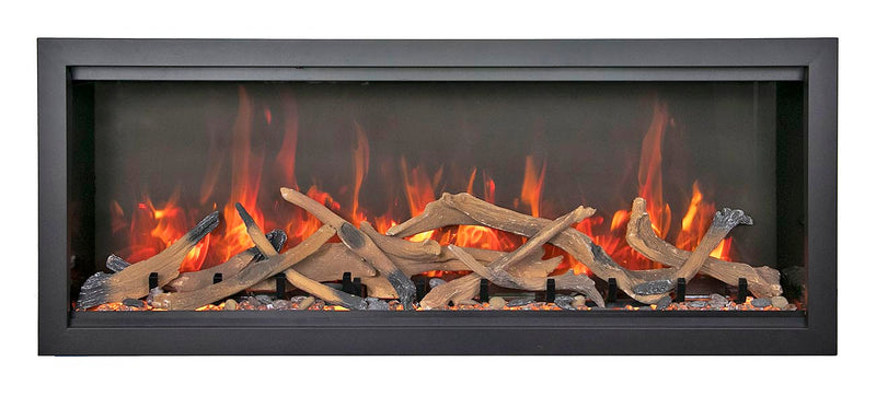 Amanti Symmetry Xtra Tall Bespoke - Indoor / Outdoor Electric Built In Fire Place