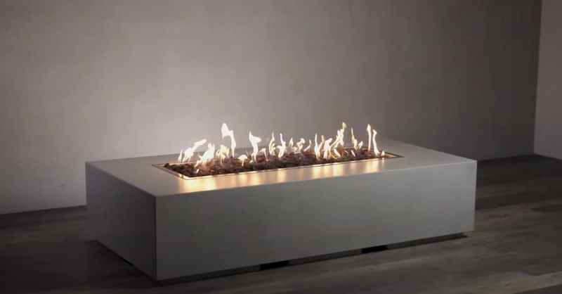 Concrete Cornhole 60x36' Elemental Narrow Fire pit