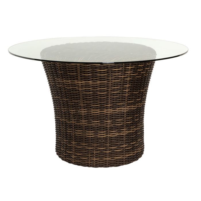 Sonoma Round Dining Base with 48��� Glass Top
