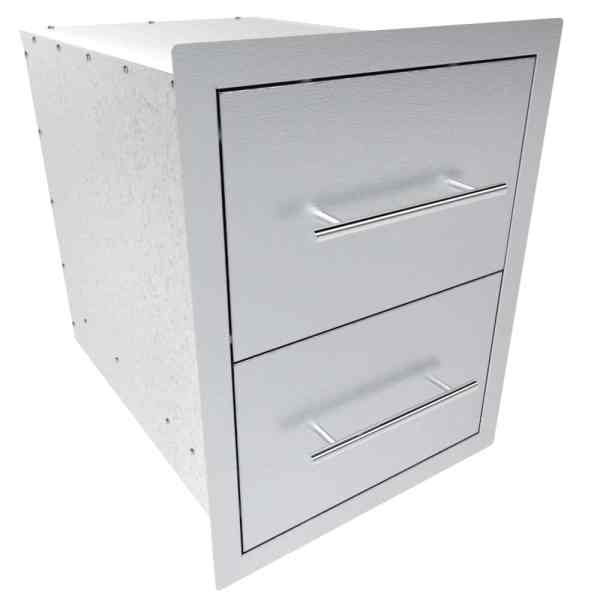 Texan Series 16 Inch Double Drawer
