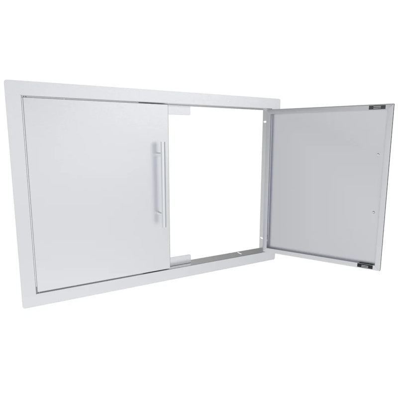 30" Texan Series Double Doors, works best w/appliance between 28" to 33" Width     (Cut-Out: 28-1/8"W  x 19"H)"""30"""" Texan Series Double Doors, works best w/appliance between"