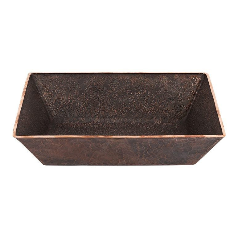 15” Rectangle Vessel Terra Firma Copper Sink
