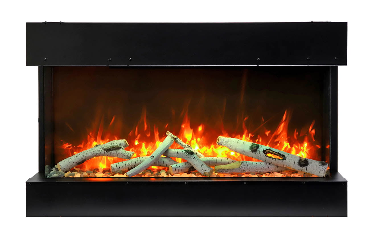 Amantii Tru View Slim – Indoor/Outdoor 3-Sided Electric Fireplace