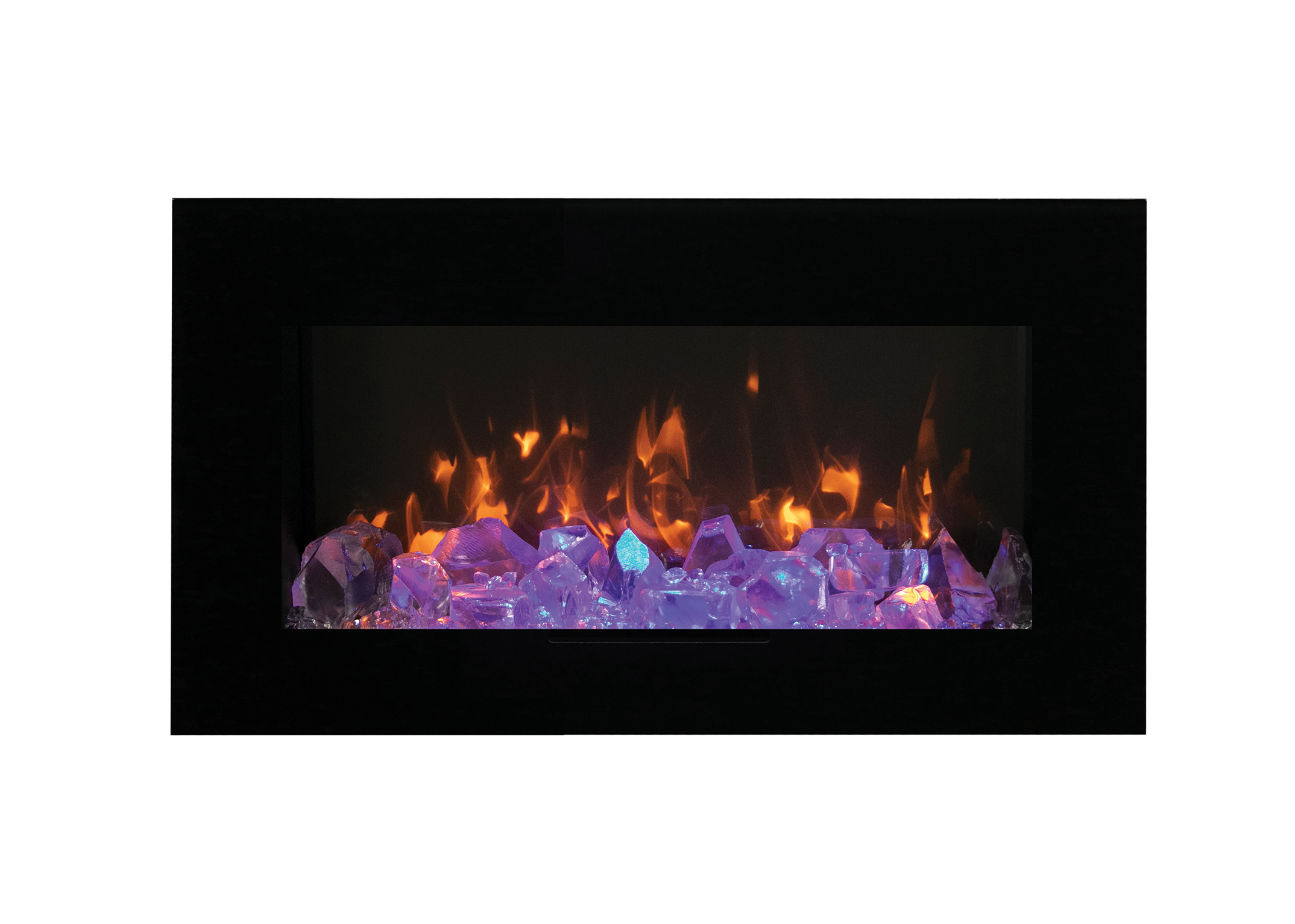 Wall Mount/ Flush Mount Smart Electric Indoor / Outdoor WiFi Enabled Fireplace