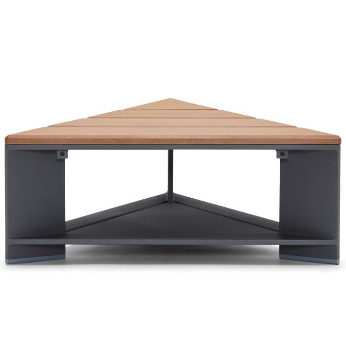 Gather Triangle Coffee Table with NexTeak Top