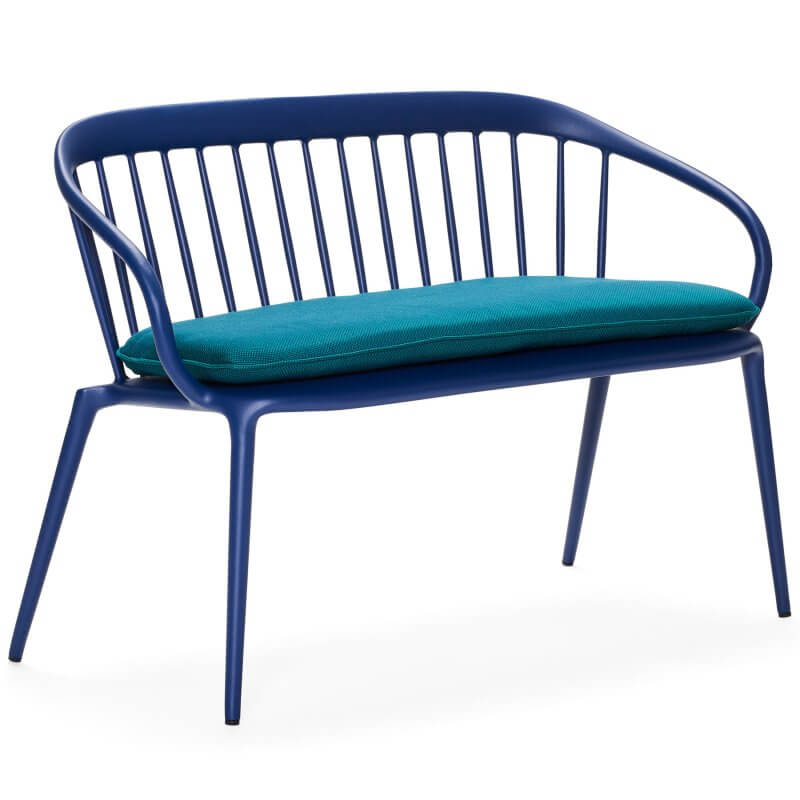 Windsor Bench with optional seat cushion