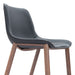 Magnus Barstool (Set of 2) Black & Walnut
