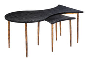Norden Coffee Table Set (2-Piece) Black & Bronze