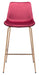 Tony Barstool Red & Gold