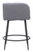 Horbat Counter Stool (Set of 2) Gray