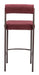 Livorno Counter Stool (Set of 2) Red & Bronze