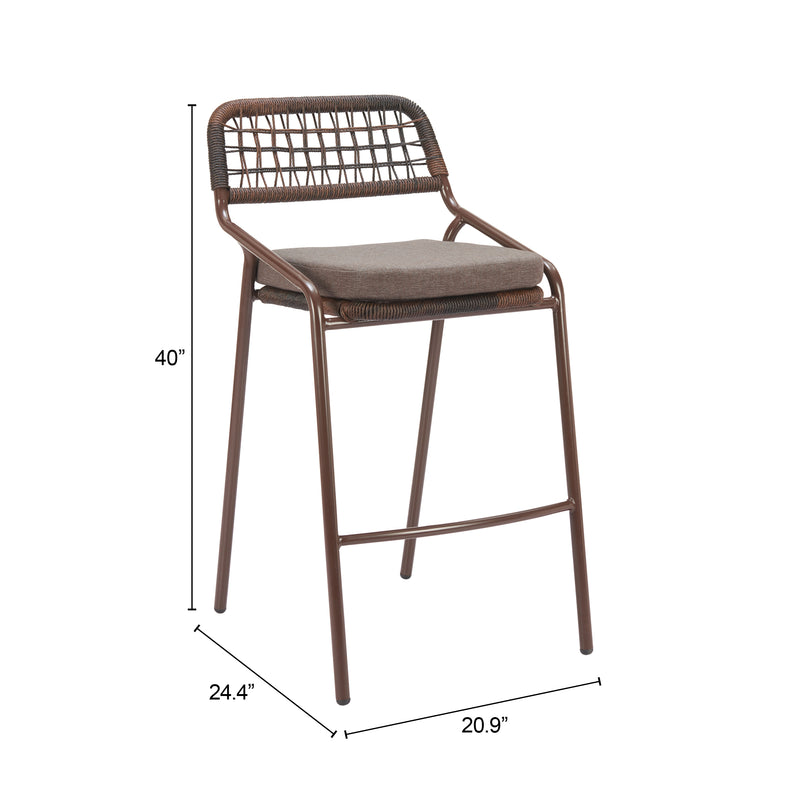 Rio Barstool (Set of 2) Brown